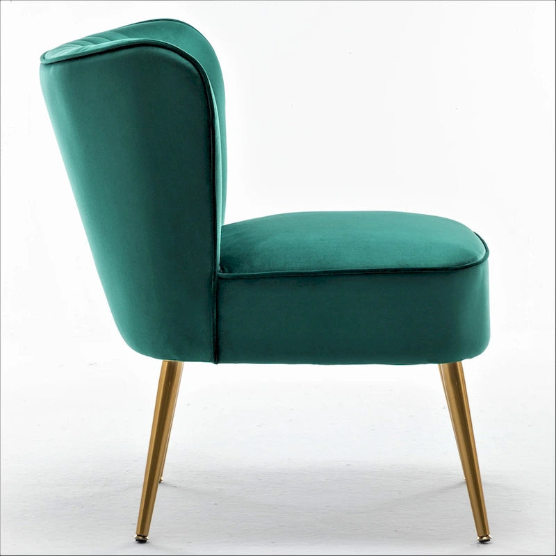Fauteuil d'appoint large microfibre de style moderne du milieu du siècle 23,2 po Sauter Us Pride Furniture
