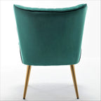 Fauteuil d'appoint large microfibre de style moderne du milieu du siècle 23,2 po Sauter Us Pride Furniture