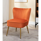 Fauteuil d'appoint large microfibre de style moderne du milieu du siècle 23,2 po Sauter Us Pride Furniture