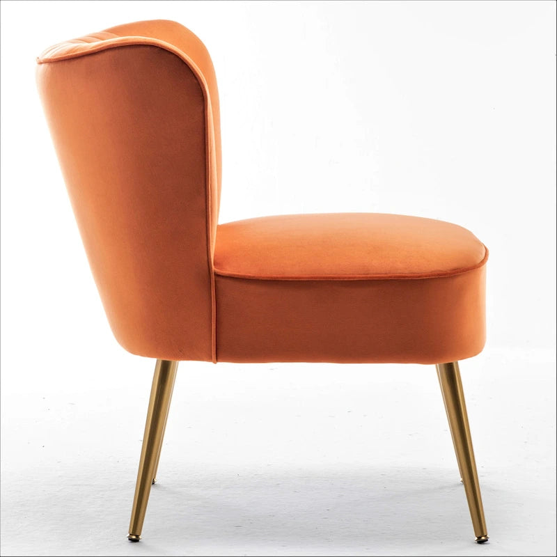 Fauteuil d'appoint large microfibre de style moderne du milieu du siècle 23,2 po Sauter Us Pride Furniture