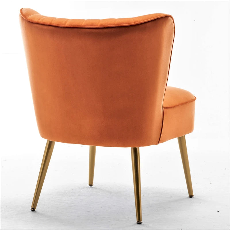 Fauteuil d'appoint large microfibre de style moderne du milieu du siècle 23,2 po Sauter Us Pride Furniture