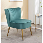 Fauteuil d'appoint large microfibre de style moderne du milieu du siècle 23,2 po Sauter Us Pride Furniture