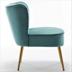Fauteuil d'appoint large microfibre de style moderne du milieu du siècle 23,2 po Sauter Us Pride Furniture