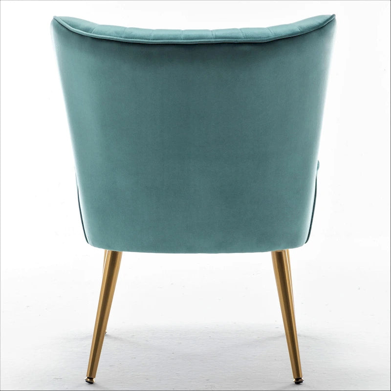 Fauteuil d'appoint large microfibre de style moderne du milieu du siècle 23,2 po Sauter Us Pride Furniture