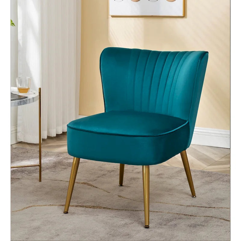 Fauteuil d'appoint large microfibre de style moderne du milieu du siècle 23,2 po Sauter Us Pride Furniture