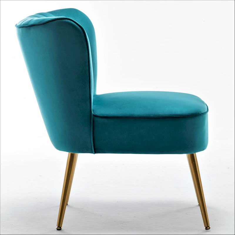 Fauteuil d'appoint large microfibre de style moderne du milieu du siècle 23,2 po Sauter Us Pride Furniture