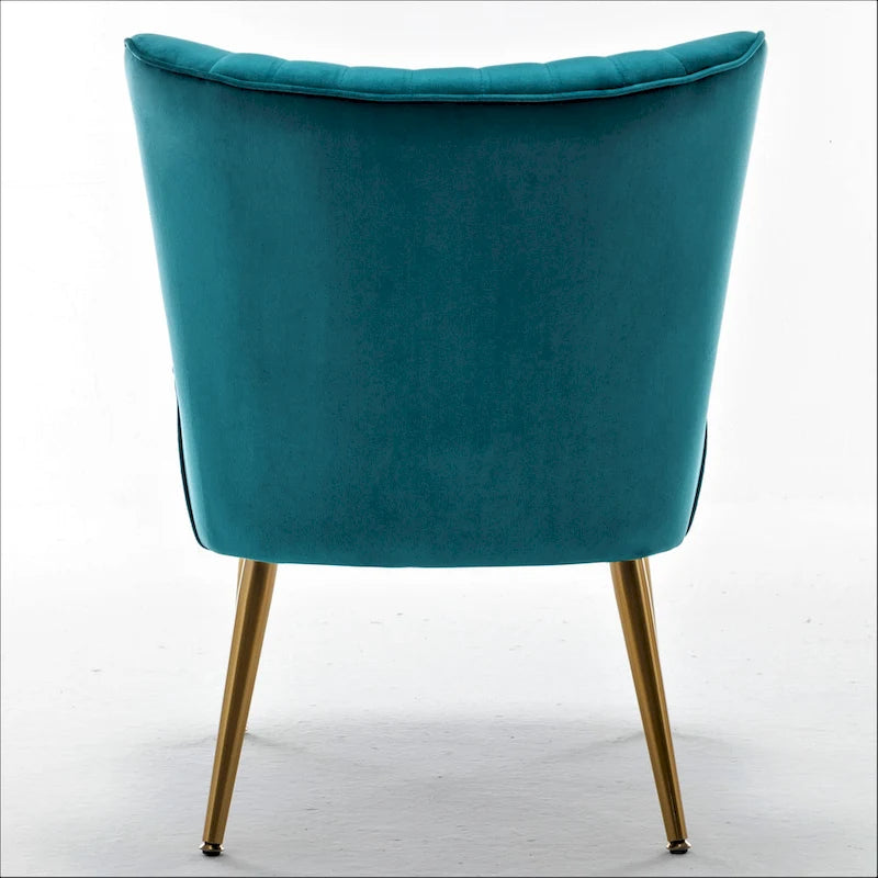 Fauteuil d'appoint large microfibre de style moderne du milieu du siècle 23,2 po Sauter Us Pride Furniture