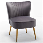Fauteuil d'appoint large microfibre de style moderne du milieu du siècle 23,2 po Sauter Us Pride Furniture