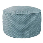 Sorra Home Grand Pouf Rond en Gros Velours Côtelé Doux pour l'Intérieur