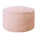 Sorra Home Grand Pouf Rond en Gros Velours Côtelé Doux pour l'Intérieur