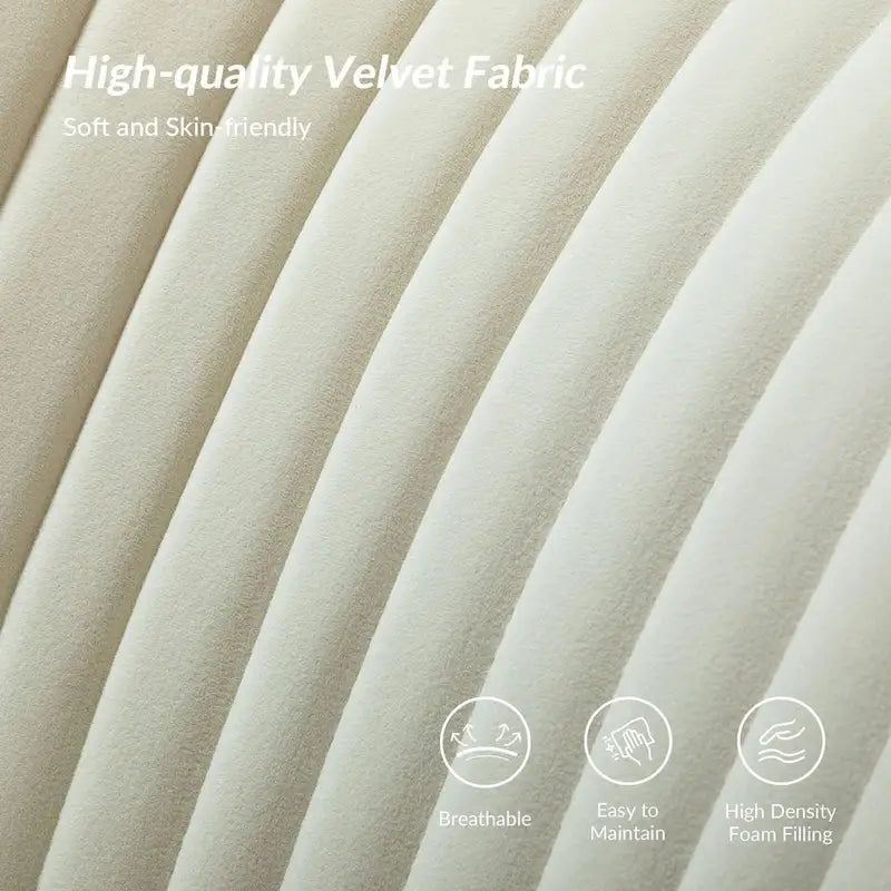 Ensemble de salon 3 pièces Delicia en velours de haute qualité avec pieds robustes par HULALA HOME