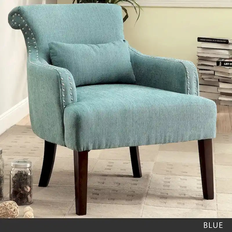 Fauteuil d'appoint contemporain en tissu Nyer par Furniture of America