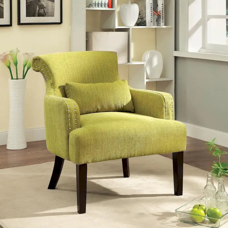 Fauteuil d'appoint contemporain en tissu Nyer par Furniture of America