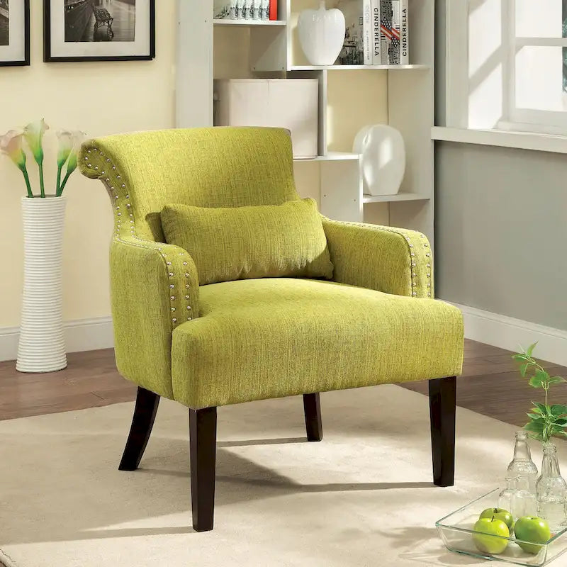 Fauteuil d'appoint contemporain en tissu Nyer par Furniture of America