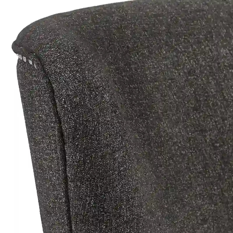 Fauteuil de salon à dossier haut ailé Capella avec repose-pieds par iNSPIRE Q Artisan