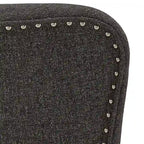 Fauteuil de salon à dossier haut ailé Capella avec repose-pieds par iNSPIRE Q Artisan