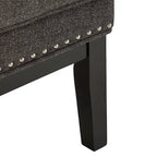Fauteuil de salon à dossier haut ailé Capella avec repose-pieds par iNSPIRE Q Artisan