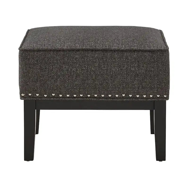 Fauteuil de salon à dossier haut ailé Capella avec repose-pieds par iNSPIRE Q Artisan