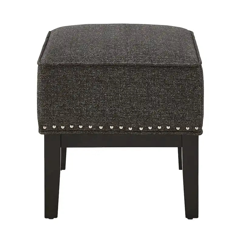 Fauteuil de salon à dossier haut ailé Capella avec repose-pieds par iNSPIRE Q Artisan