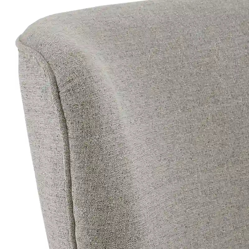 Fauteuil de salon à dossier haut ailé Capella avec repose-pieds par iNSPIRE Q Artisan