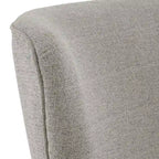 Fauteuil de salon à dossier haut ailé Capella avec repose-pieds par iNSPIRE Q Artisan