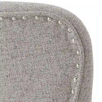 Fauteuil de salon à dossier haut ailé Capella avec repose-pieds par iNSPIRE Q Artisan