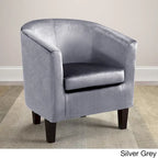 Fauteuil baignoire en velours Broadway Copper Grove