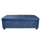 Banc de rangement en lin capitonné Sole Secret Obsession