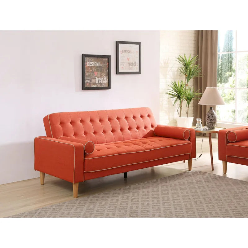 Canapé convertible Andrews en polyester