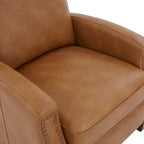 Fauteuil inclinable à dossier basculant en similicuir Julian par Greyson Living