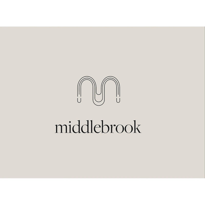 Meuble TV 2 tiroirs Middlebrook avec base en métal