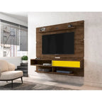 Meuble TV flottant Carbon Loft McNeil avec étagères