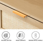 6 tiroirs Commode en rotin Tiroir en rotin,