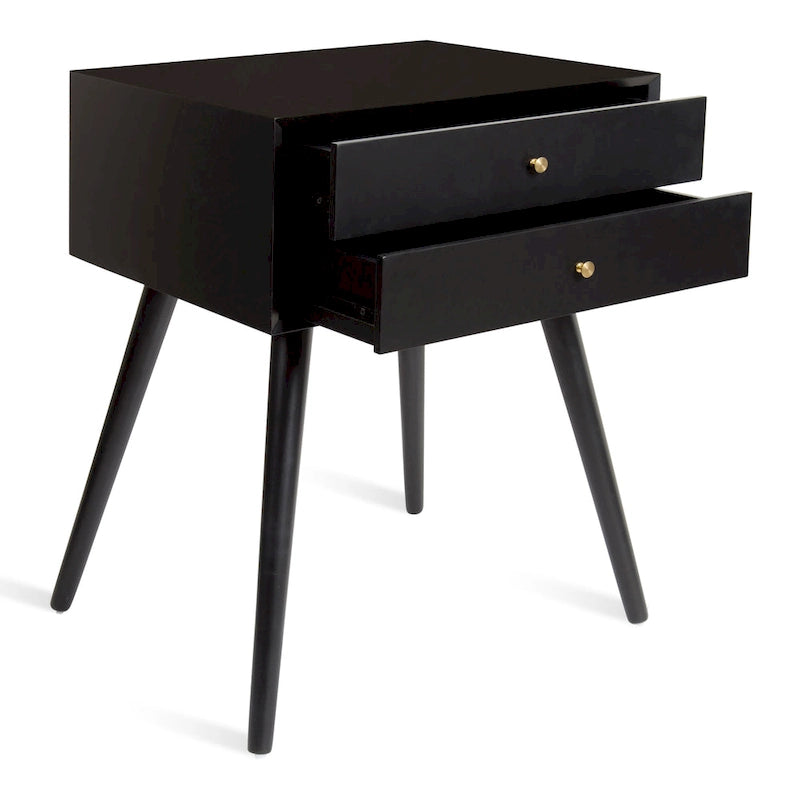 Table de chevet Kate et Laurel Finco avec 2 tiroirs