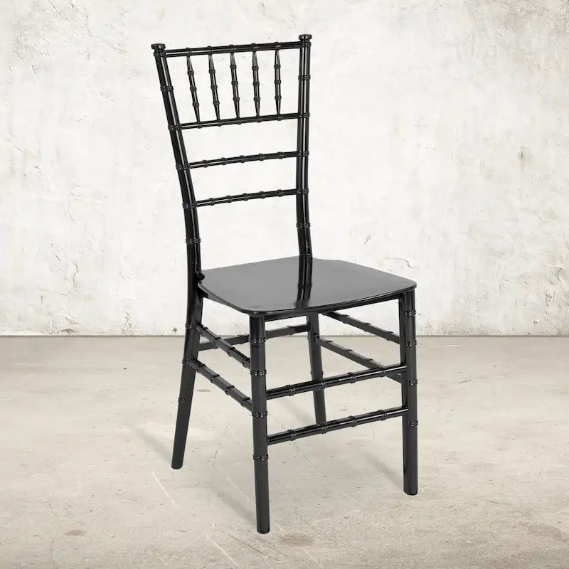 Chaise Chiavari empilable en résine - 15L x 18,75P x 35H - 15L x 18,75P x 35H