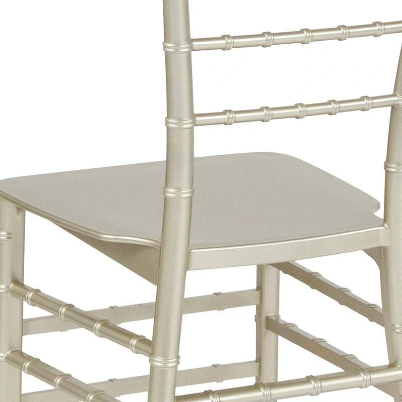 Chaise Chiavari empilable en résine - 15L x 18,75P x 35H - 15L x 18,75P x 35H