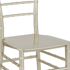 Chaise Chiavari empilable en résine - 15L x 18,75P x 35H - 15L x 18,75P x 35H