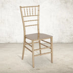 Chaise Chiavari empilable en résine - 15L x 18,75P x 35H - 15L x 18,75P x 35H