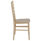 Chaise Chiavari empilable en résine - 15L x 18,75P x 35H - 15L x 18,75P x 35H