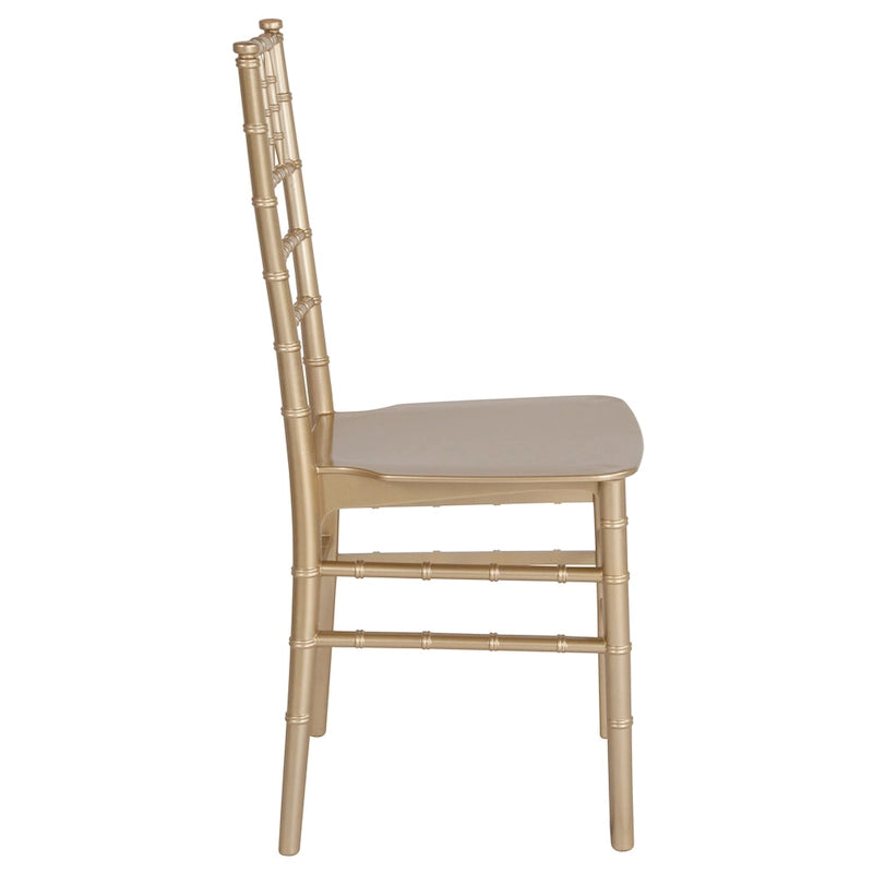 Chaise Chiavari empilable en résine - 15L x 18,75P x 35H - 15L x 18,75P x 35H