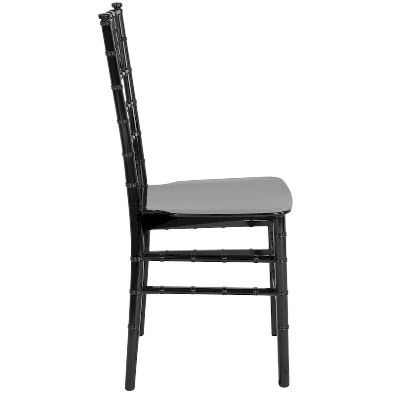 Chaise Chiavari empilable en résine - 15L x 18,75P x 35H - 15L x 18,75P x 35H