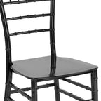 Chaise Chiavari empilable en résine - 15L x 18,75P x 35H - 15L x 18,75P x 35H