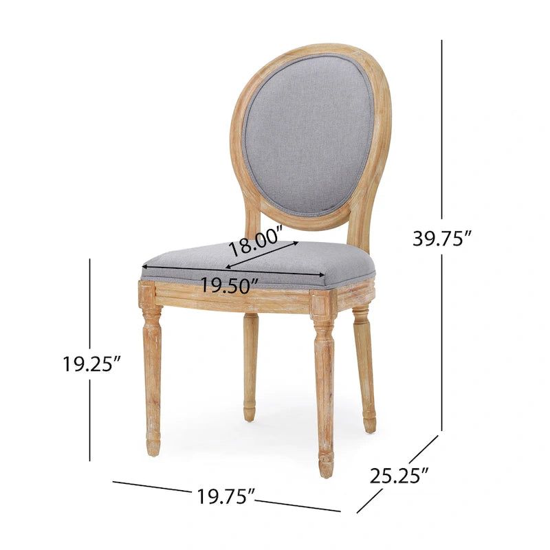 Chaises de salle à manger Phinnaeus style campagne française (lot de 4) par Christopher Knight Home