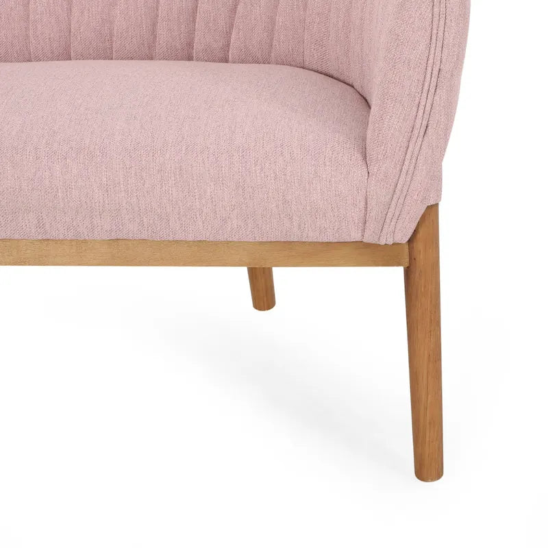 Causeuse Galena style glamour moderne du milieu du siècle par Christopher Knight Home