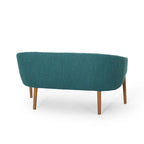 Causeuse Galena style glamour moderne du milieu du siècle par Christopher Knight Home
