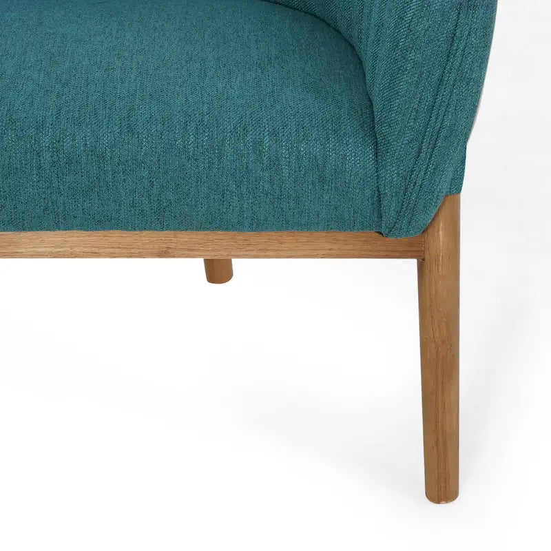 Causeuse Galena style glamour moderne du milieu du siècle par Christopher Knight Home