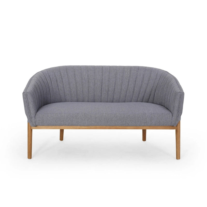 Causeuse Galena style glamour moderne du milieu du siècle par Christopher Knight Home