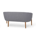 Causeuse Galena style glamour moderne du milieu du siècle par Christopher Knight Home