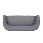 Causeuse Galena style glamour moderne du milieu du siècle par Christopher Knight Home