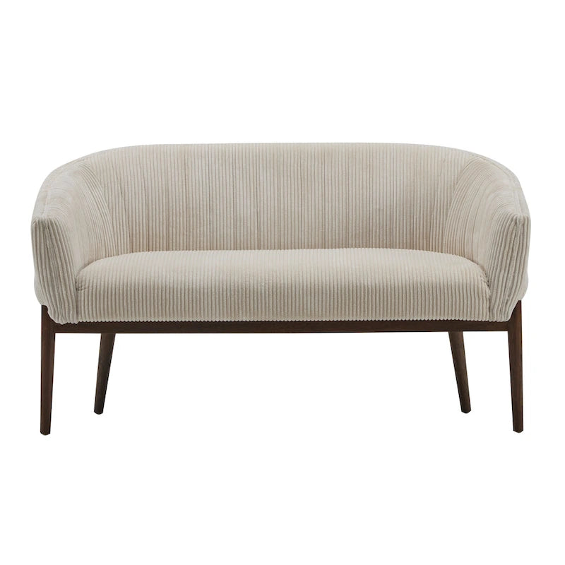 Causeuse Galena style glamour moderne du milieu du siècle par Christopher Knight Home